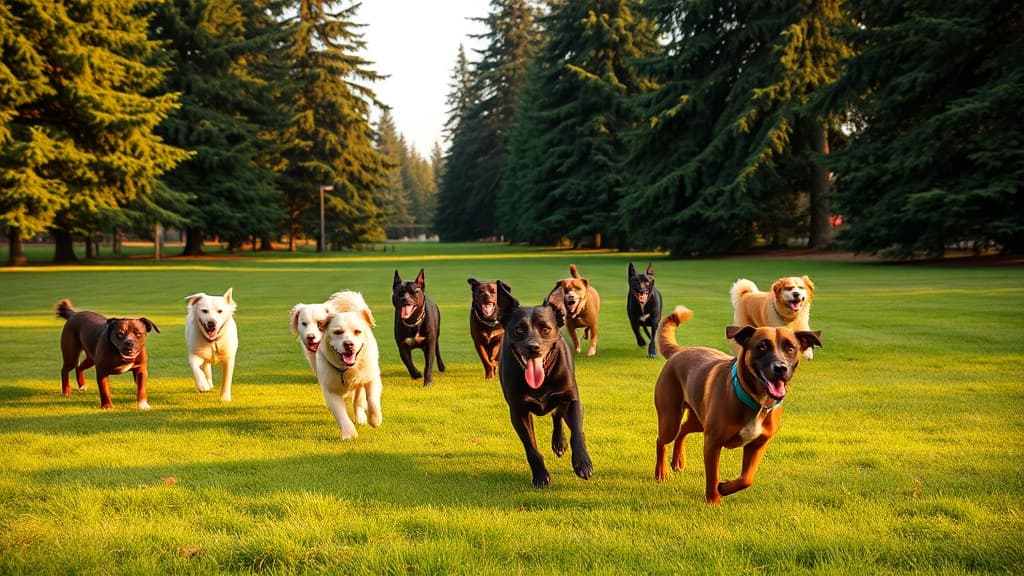 Skallman Park dog park in Blaine, WA