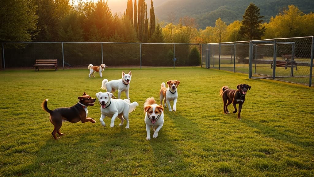 Dog Park at Buncombe Sports Park