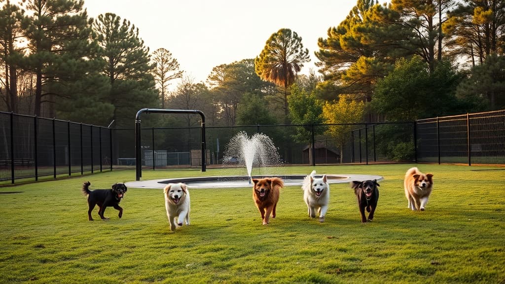 Hoover Dog Park at Loch Haven Park dog park in Hoover, AL