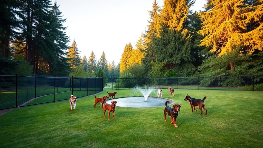 Arbor Lodge Park Off Leash Area dog park in Portland, OR