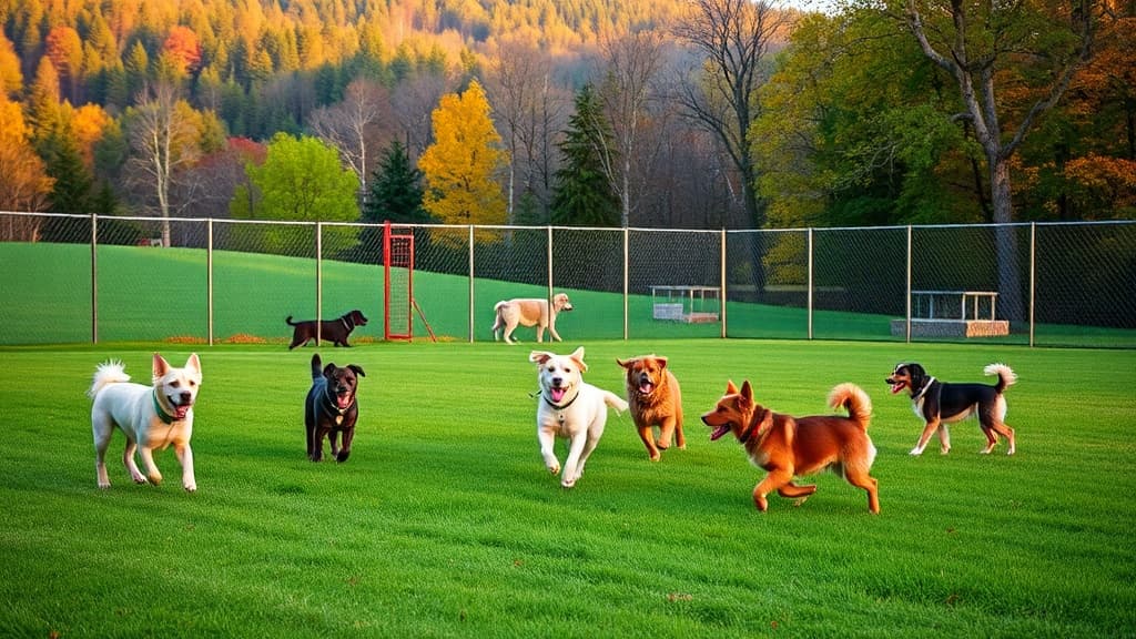 Riverside Dog Park dog park in Hawley, PA