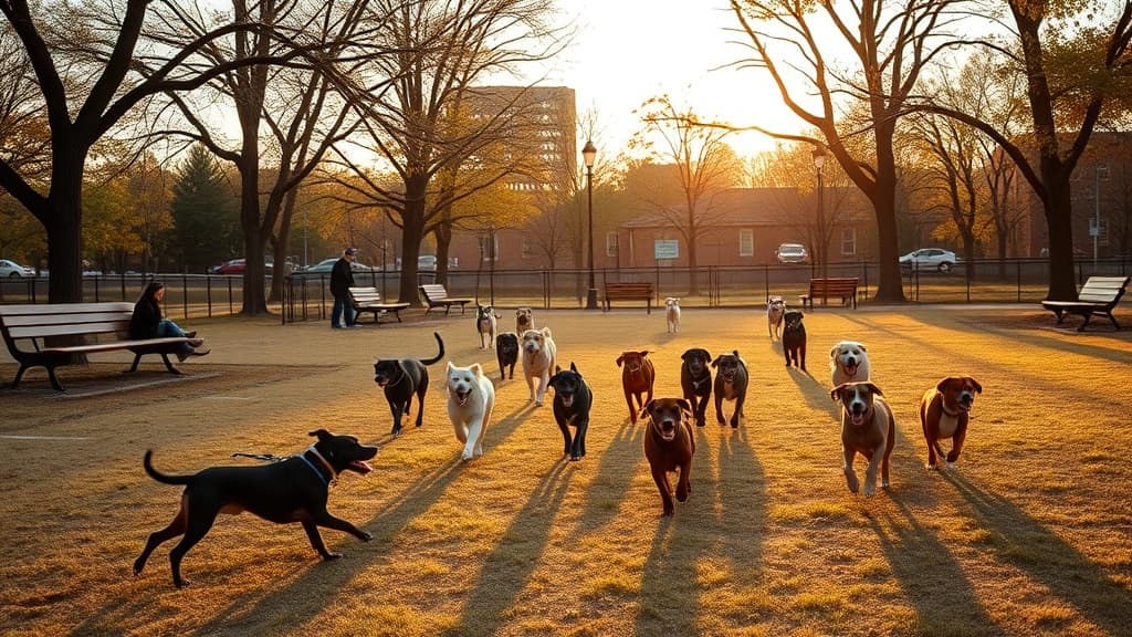 Barking Lot dog park in Pletchers Corners, NY