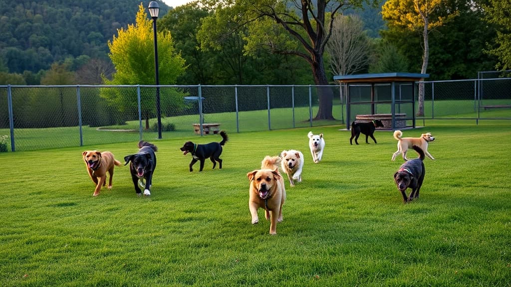 Good Company Pups and Mugs dog park in Seagrove, NC