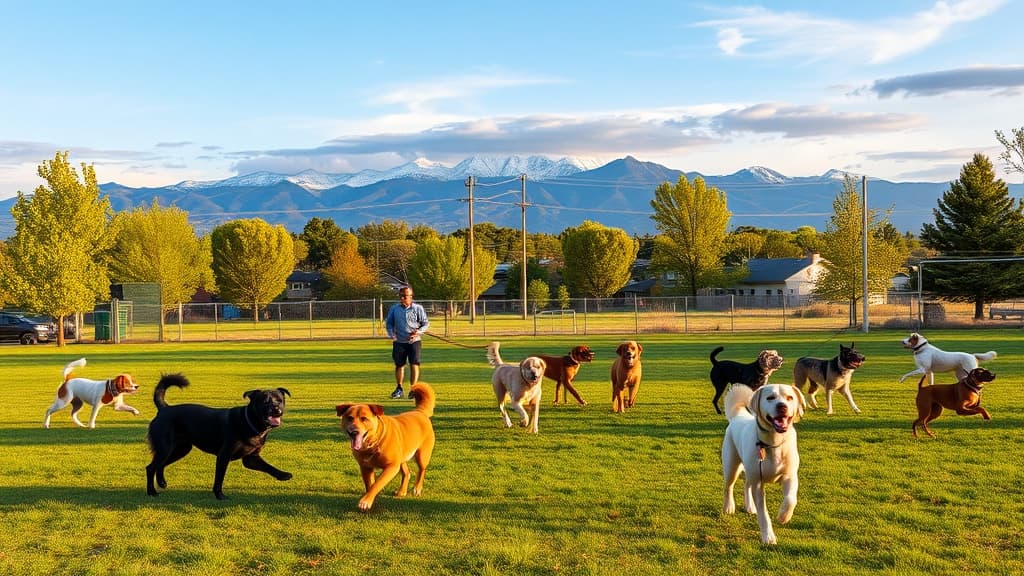 Bark Park dog park in Denver, CO