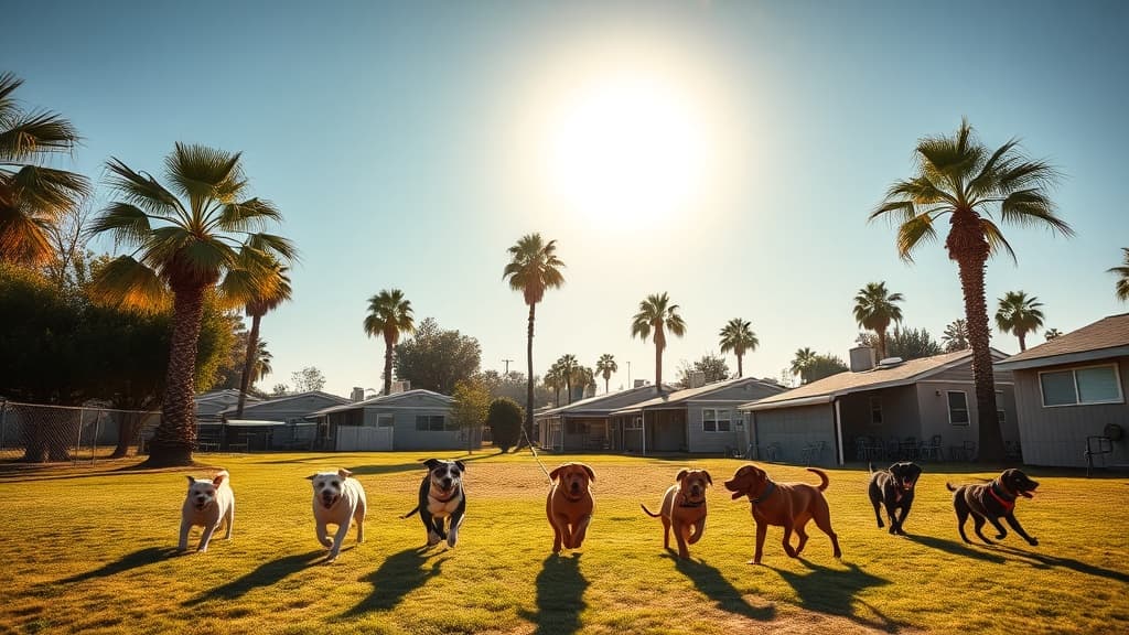 Hollydale Mobilehome Estates Dog Park dog park in Brea, CA