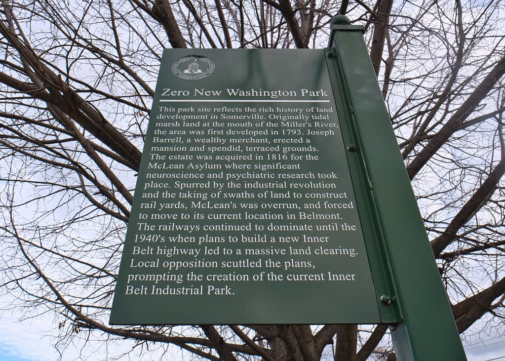 Zero New Washington Dog Park dog park in Somerville, MA